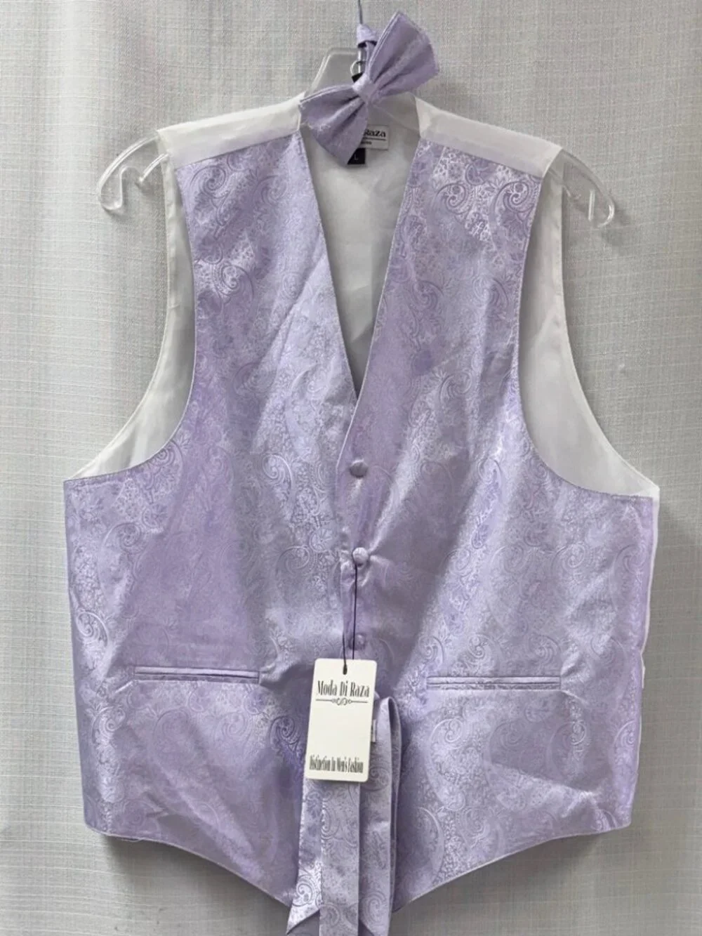 NWT Paisley Formal Vest Set - L
